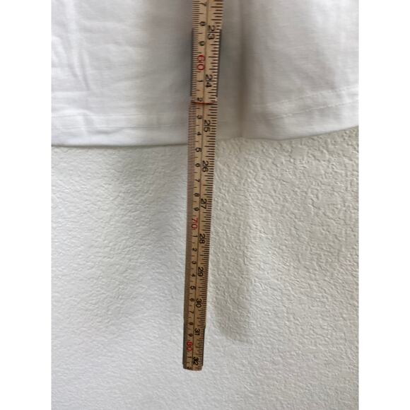 NWOT White Sleeveless Tank Top Rainbow Heart Pride Yoga Medium - Picture 9 of 9